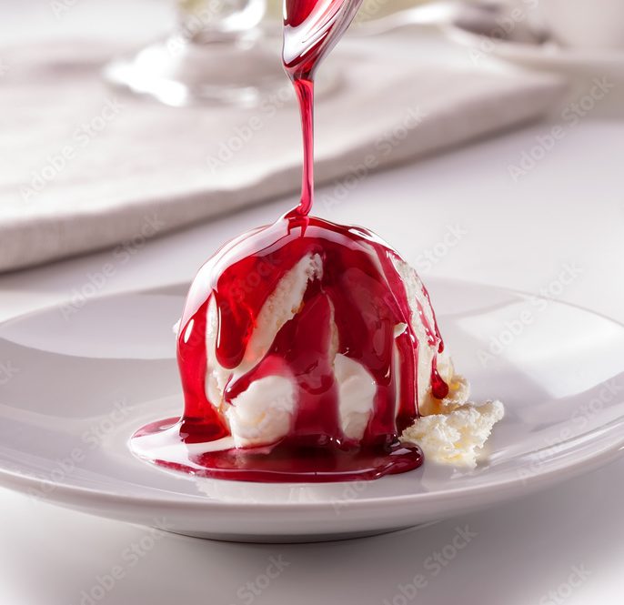 Vinegar and ice cream